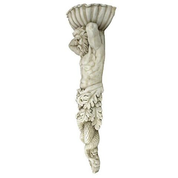 Telamon Greek Mythology God Sea Poseidon Wall Corbel Sculpture Art